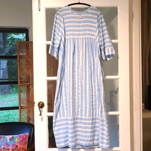 Vintage seersucker dress/lounge wear